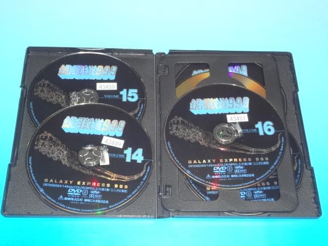 DVD 銀河鉄道999 19巻 全巻 レンタル ケース付き