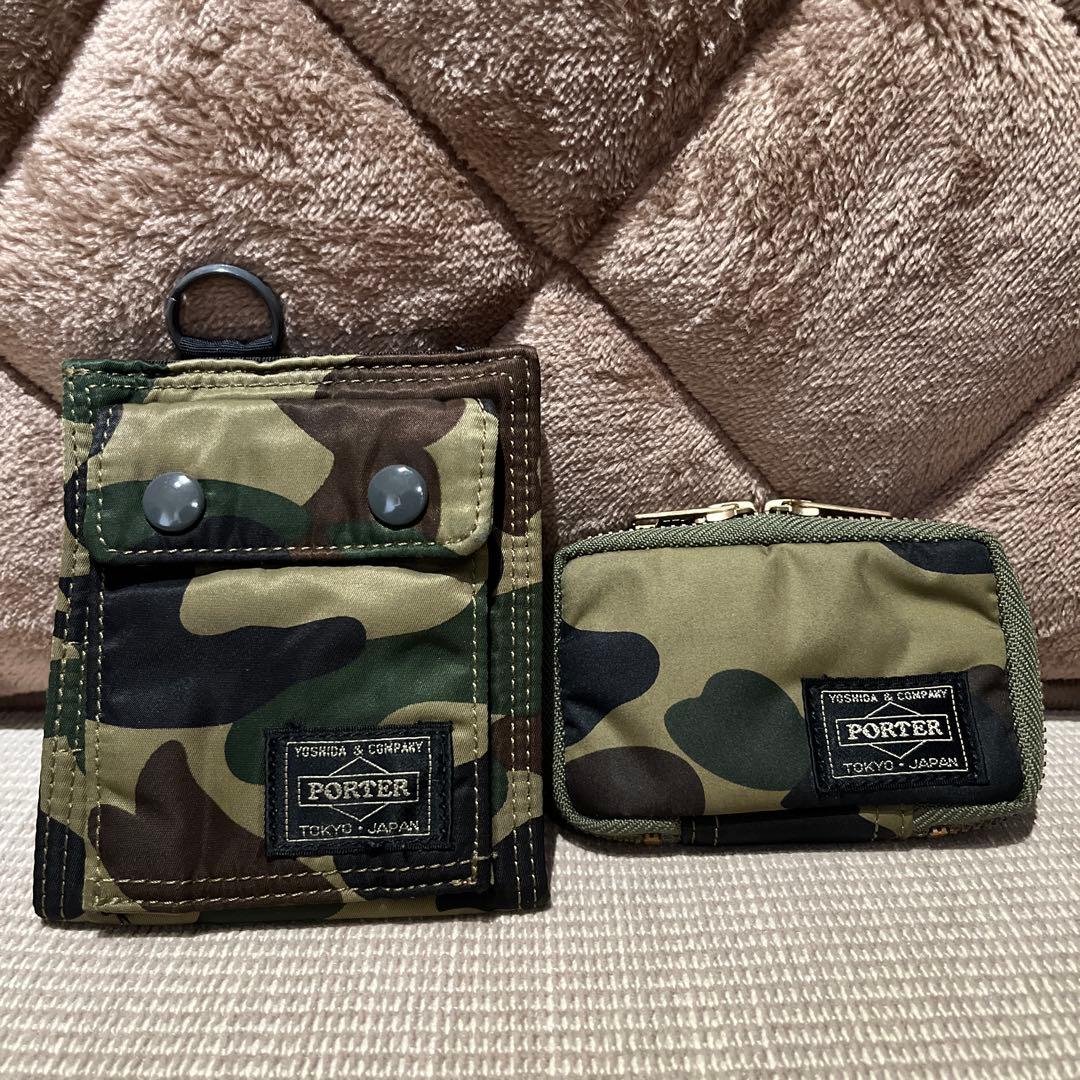 A BATHING APE × PORTER 財布 キーケース セット