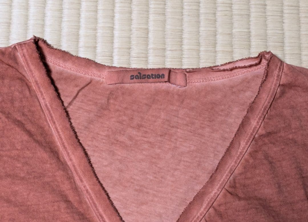 サルセーションsalsation VネックTシャツRUST　Sサイズ