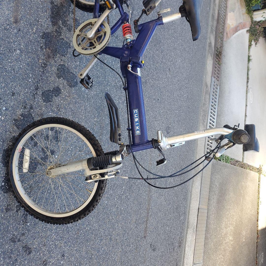 非売品 限定品日産 cube 折りたたみ自転車 当時のまま出品