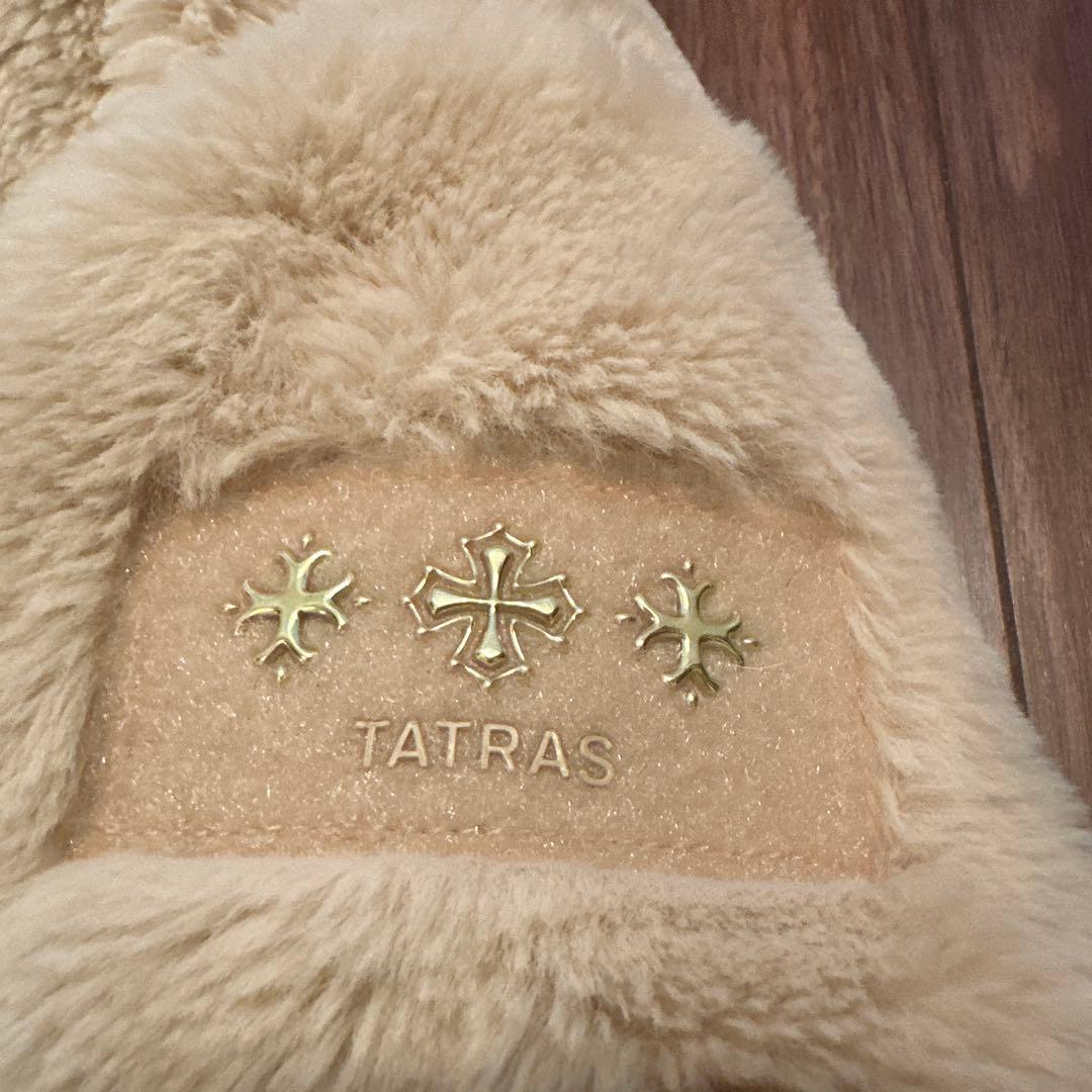 TATRAS ベージュ ボアコート