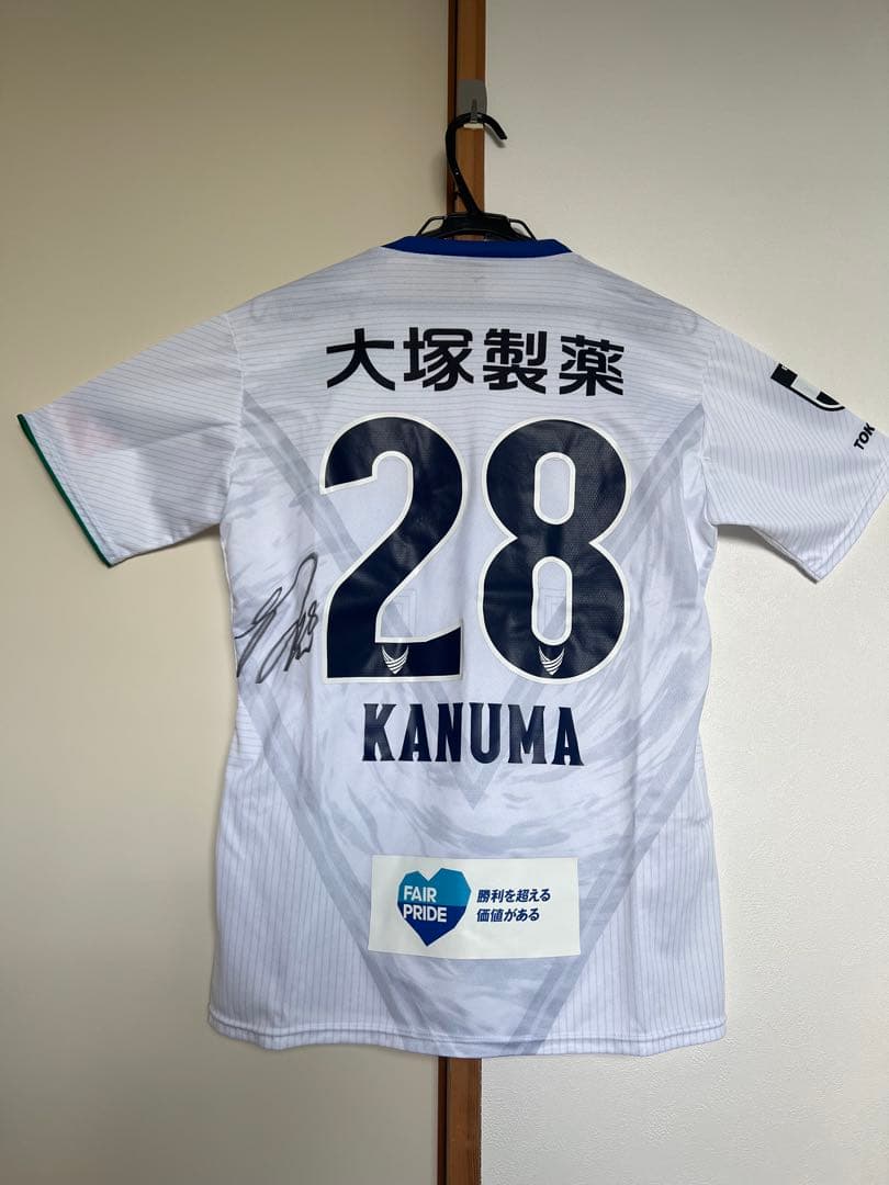 徳島ヴォルティス サイン入りユニフォーム 鹿沼選手