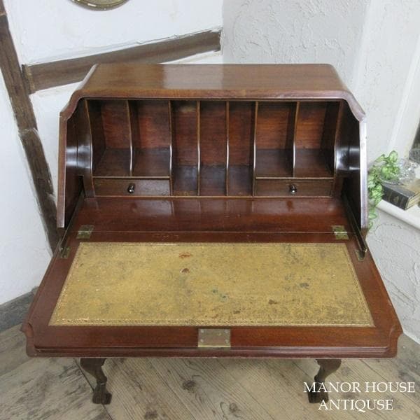 イギリス アンティーク 家具 ライティングビューロー デスク 机 6506d