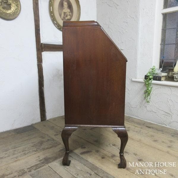 イギリス アンティーク 家具 ライティングビューロー デスク 机 6506d