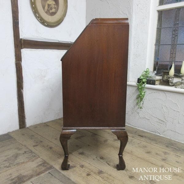 イギリス アンティーク 家具 ライティングビューロー デスク 机 6506d