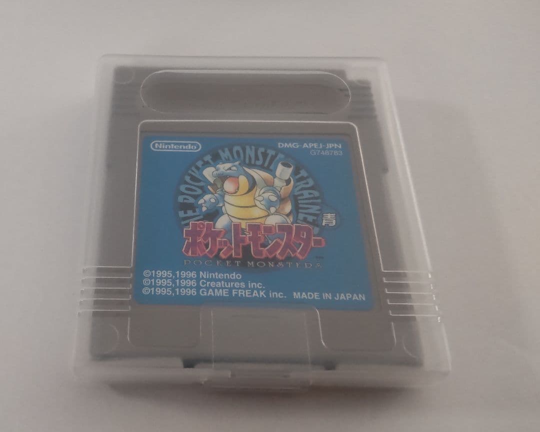 ポケットモンスター　青　ブルー　ゲームボーイカラーソフト
