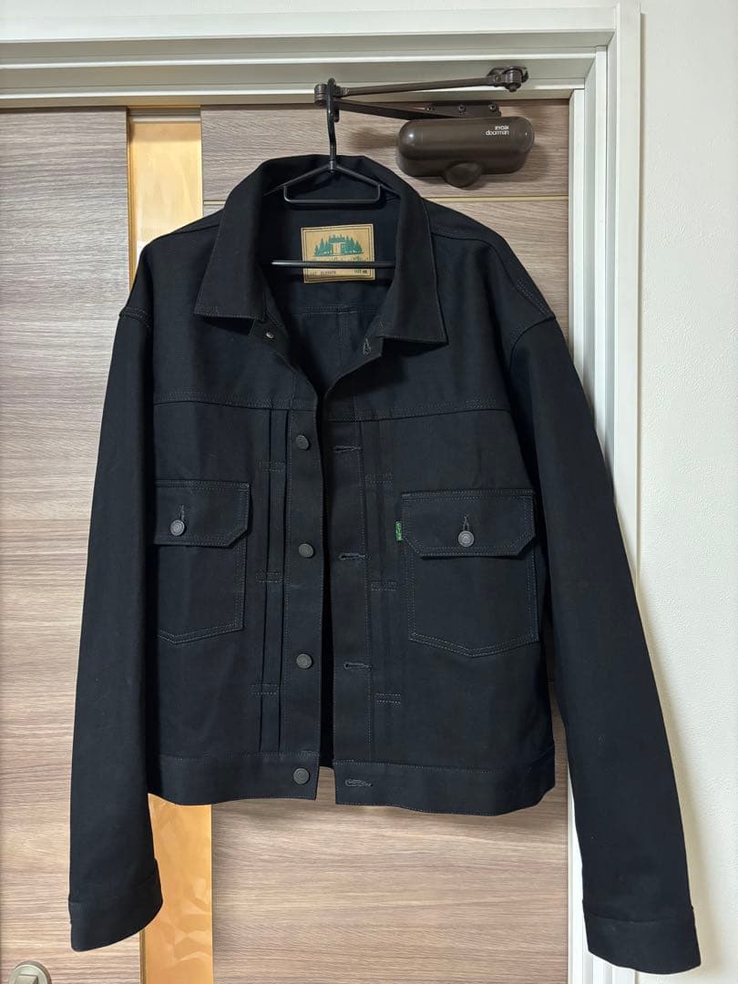 Divided States of Olive ブラックデニム ジャケット