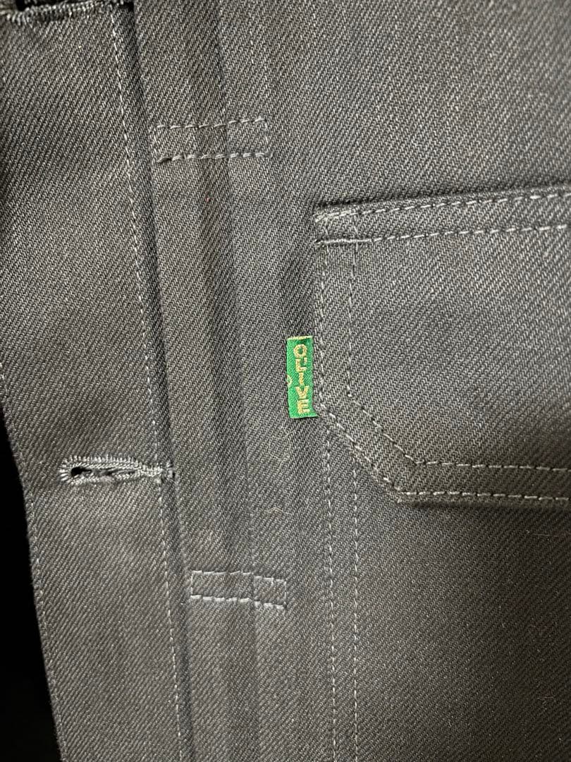 Divided States of Olive ブラックデニム ジャケット