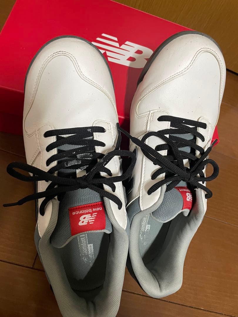 安全靴New Balance スニーカー ホワイト/ブラック