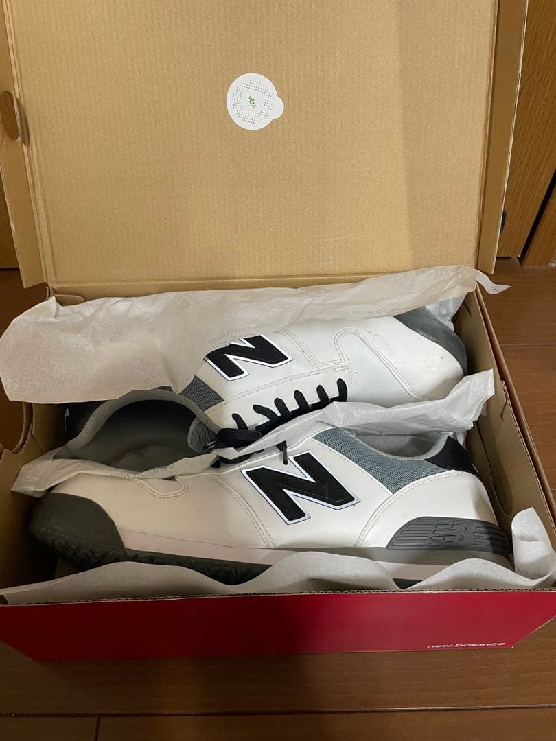 安全靴New Balance スニーカー ホワイト/ブラック