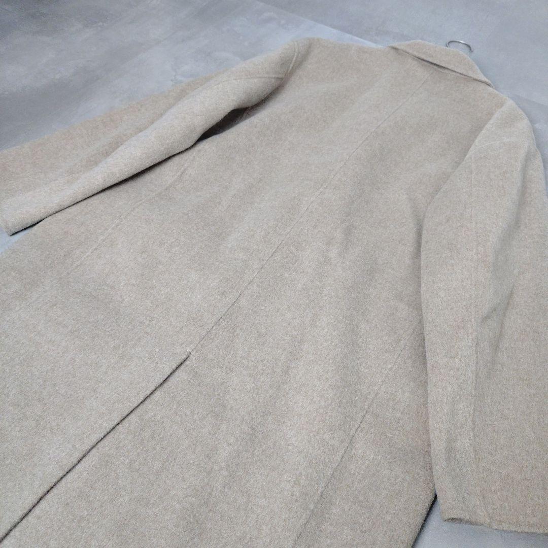 GALERIE VIE　ウールダブルフェイス チェスターコート　ベージュ　36