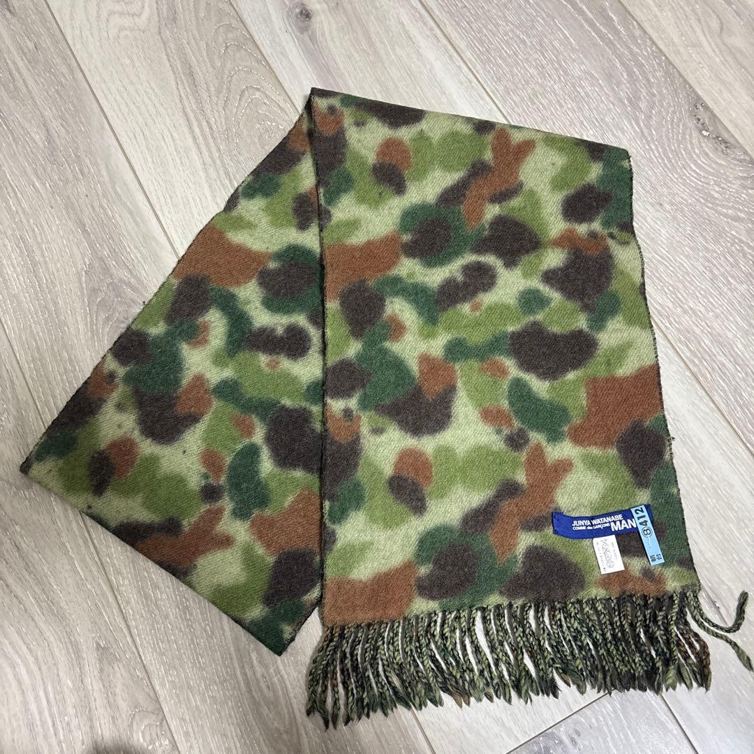 JUNYA WATANABE 迷彩柄リバーシブルマフラー