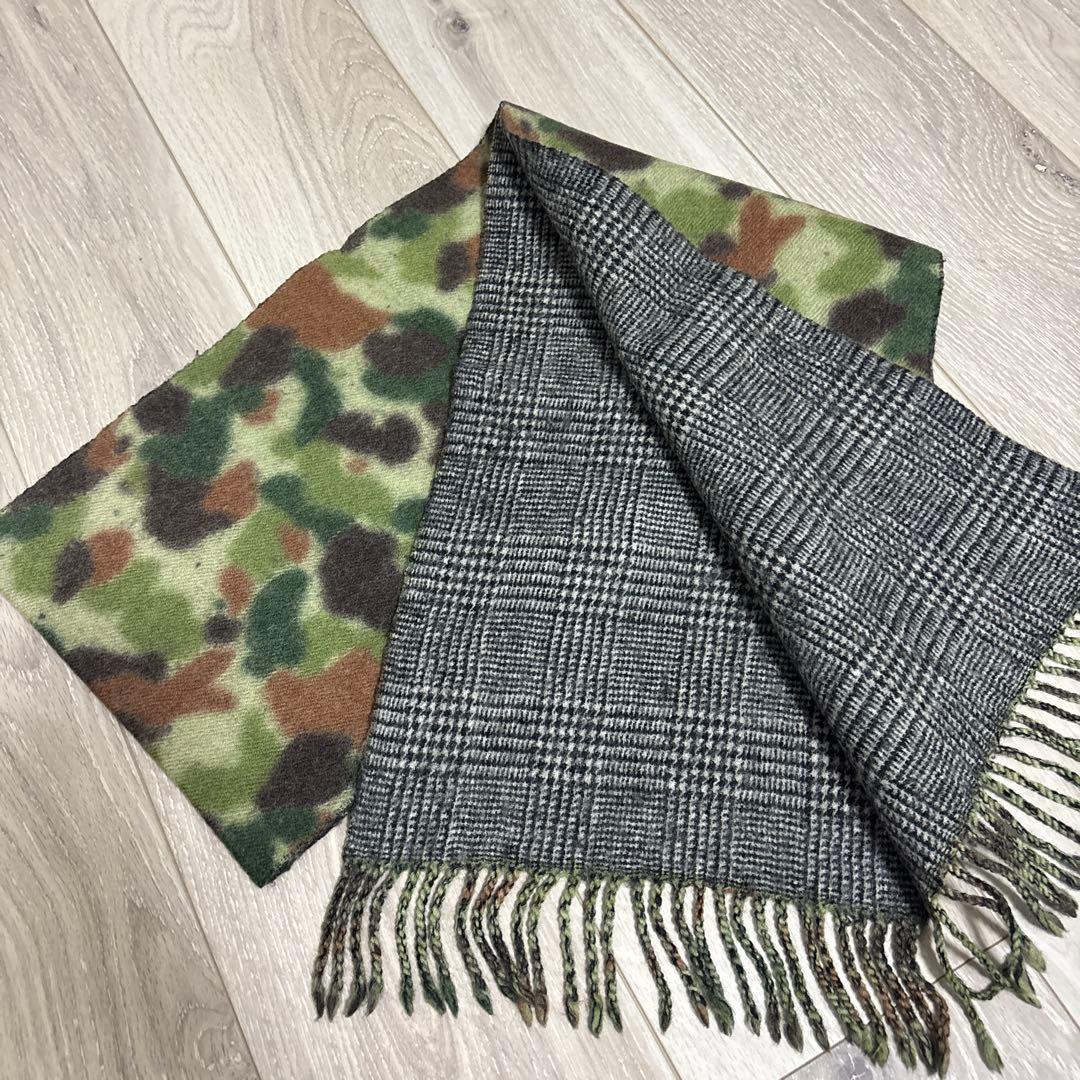 JUNYA WATANABE 迷彩柄リバーシブルマフラー