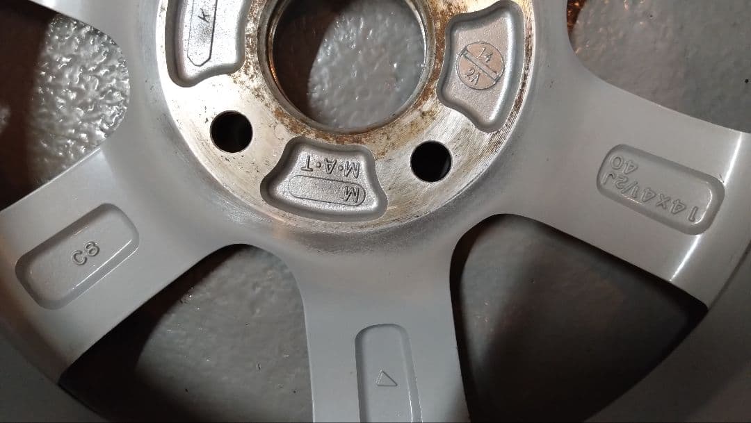 ホンダ N-ONE 純正ホイール N-BOX N-WGN ガンメタポリッシュ綺麗