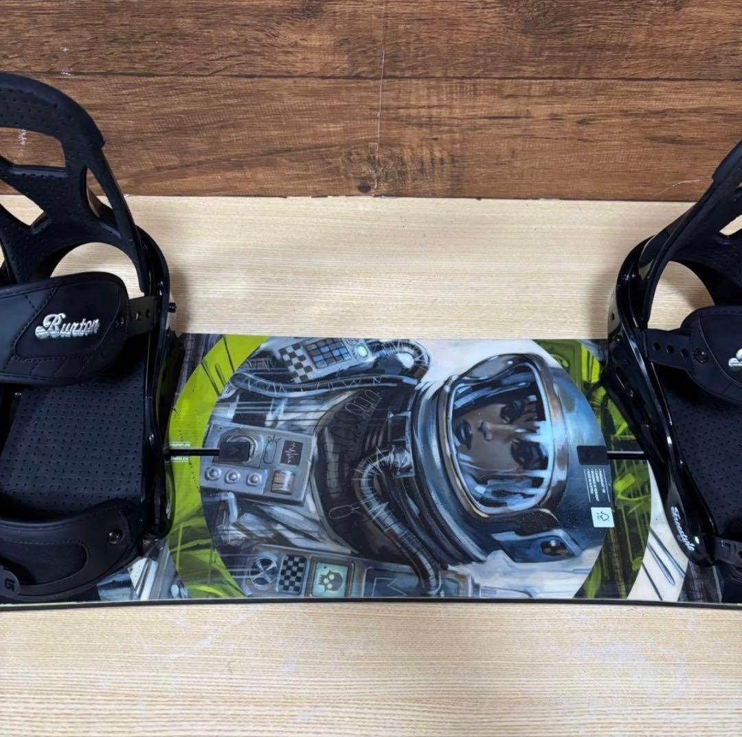 美品　BURTON バートン　メンズスノーボード4点 ダブルBOA 初心者　長身