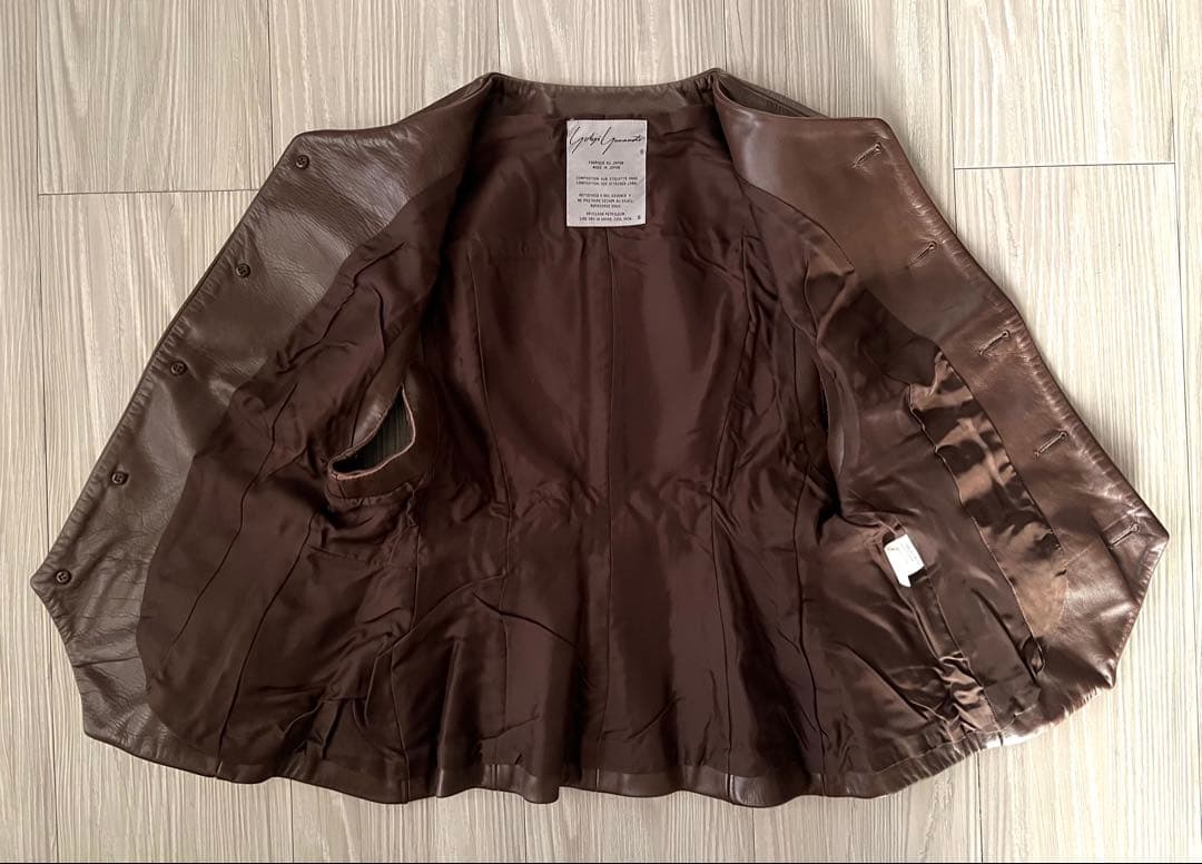 ヴィンテージ Yohji Yamamoto 3wayキルティングJK 革ベスト付