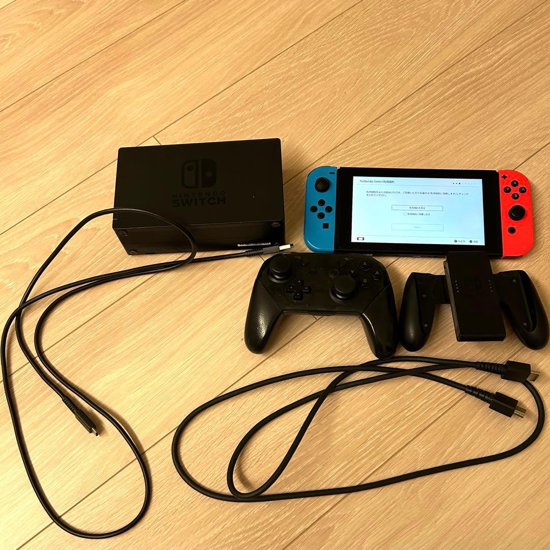 Nintendo Switch 本体 黒 Joy-Con付き 箱無し