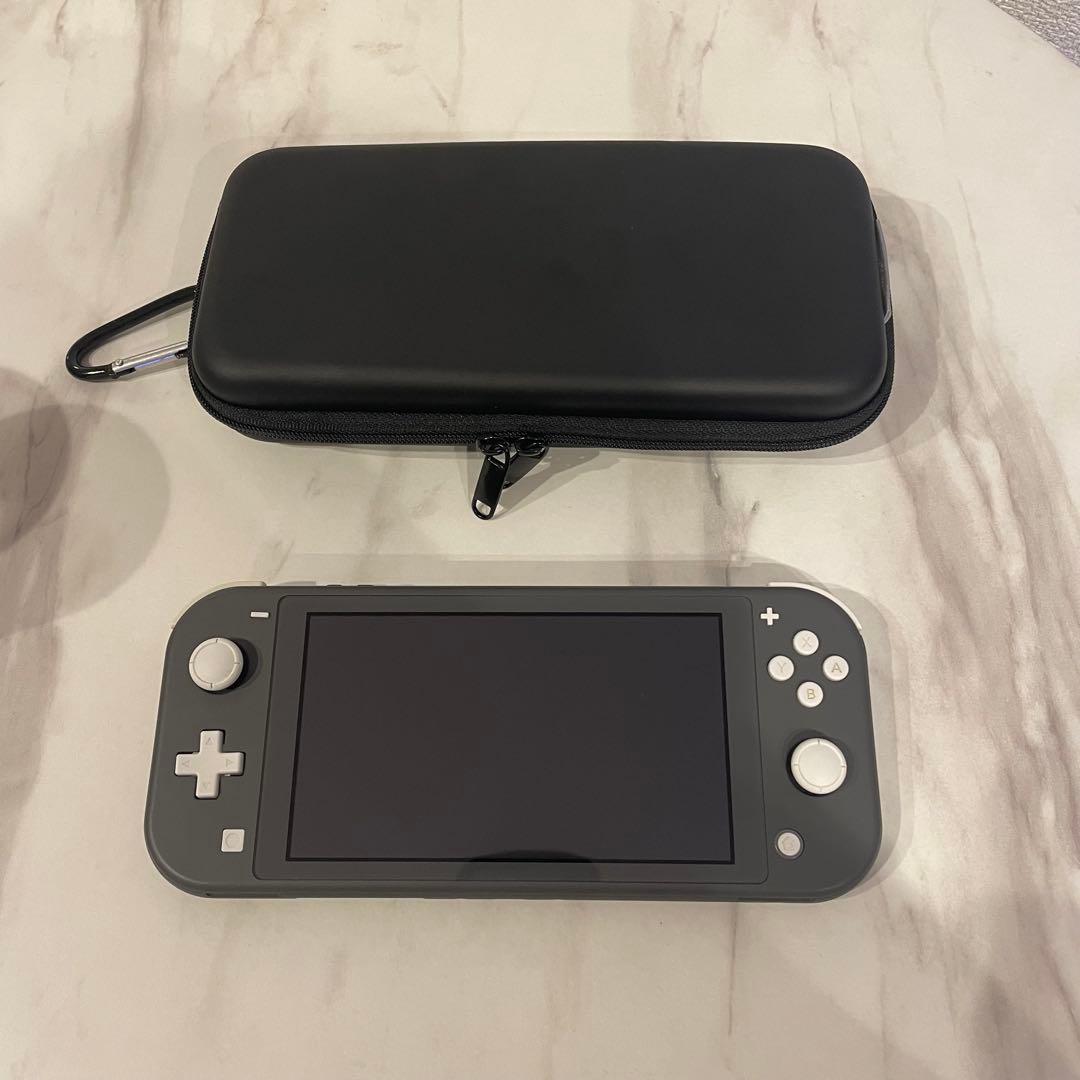 Nintendo Switch Lite グレー 動作確認済み ケース付き