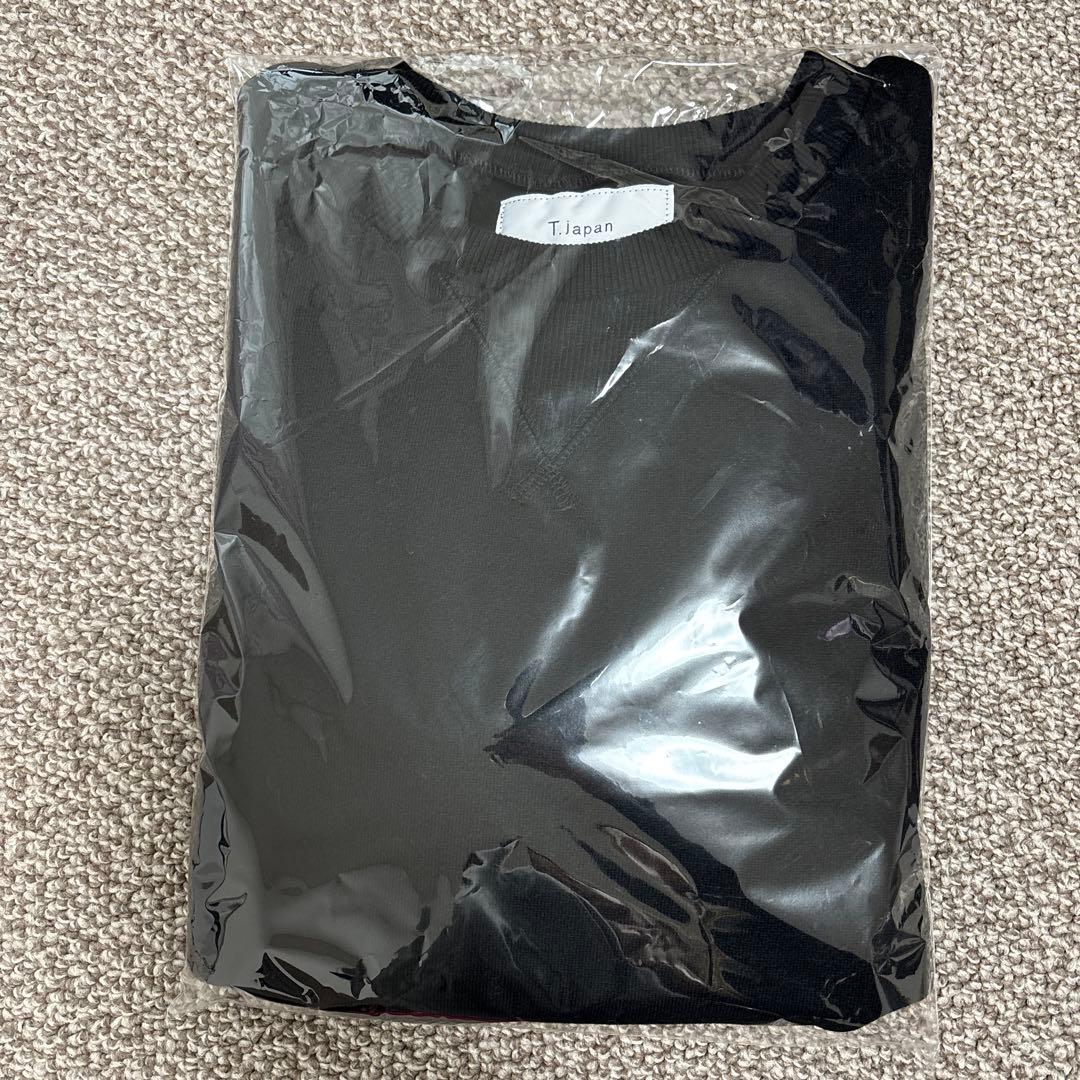 【新品】T.japan スウェットtops ブラック
