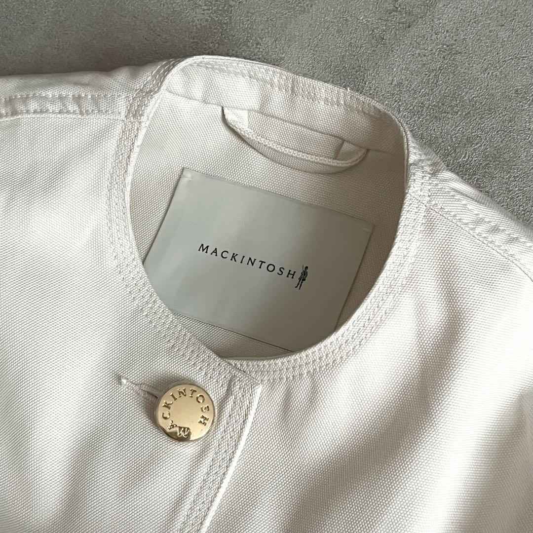 MACKINTOSH 新品 2025SS ハンビーノーカラーデニムジャケット