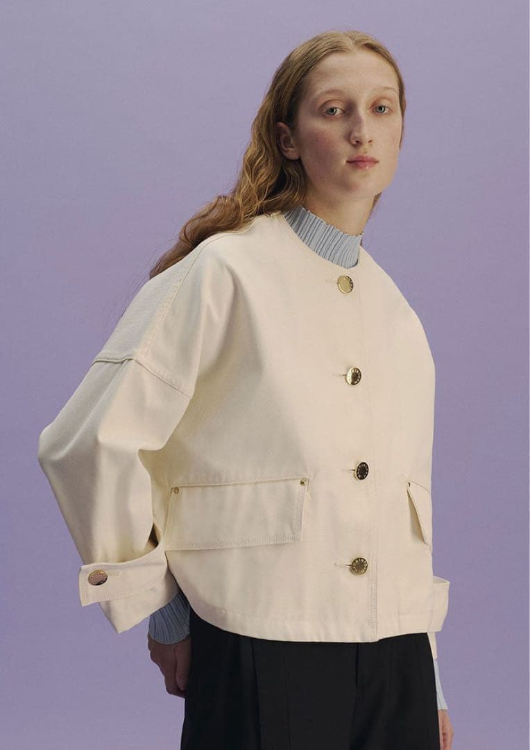 MACKINTOSH 新品 2025SS ハンビーノーカラーデニムジャケット