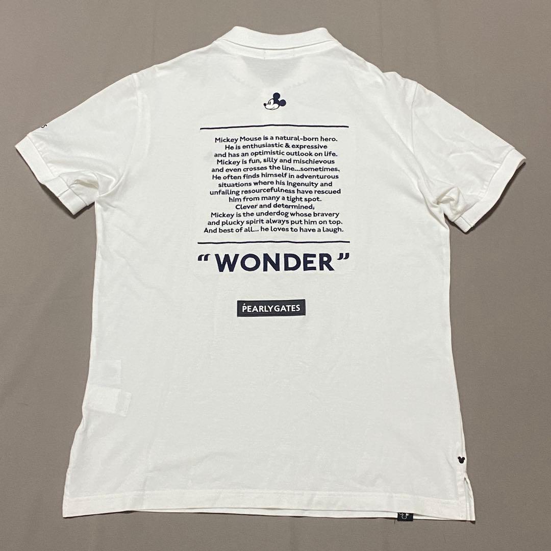 パーリーゲイツ×ディズニー100周年記念コラボ 半袖ポロシャツ L