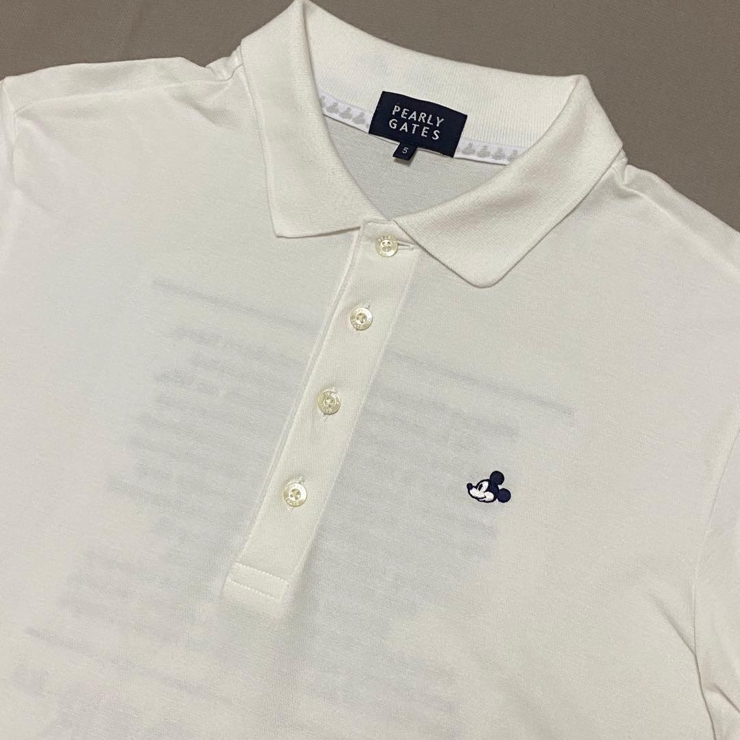パーリーゲイツ×ディズニー100周年記念コラボ 半袖ポロシャツ L