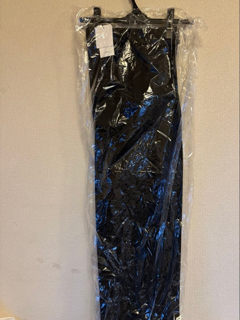 新品　yori ハンサムパンツ　ブラック　38