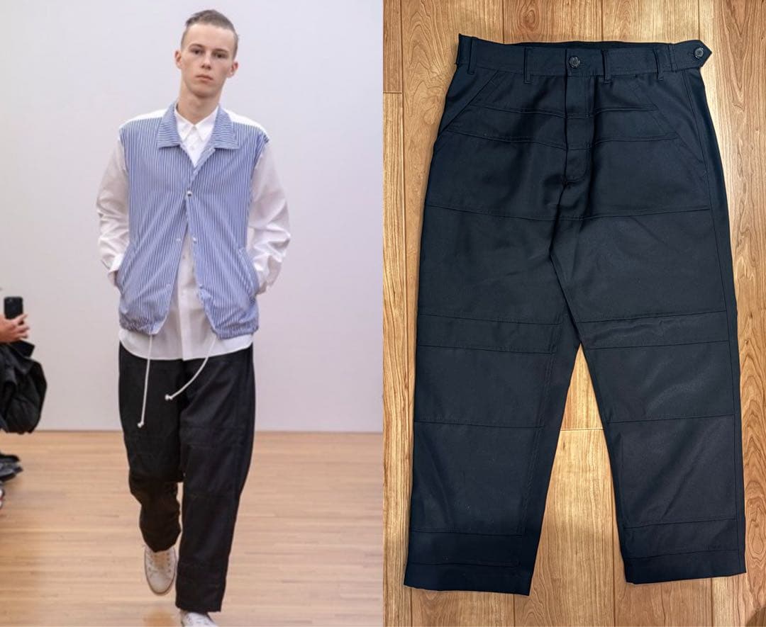 COMME des GARCONS SHIRT サイドアジャスター スラックス