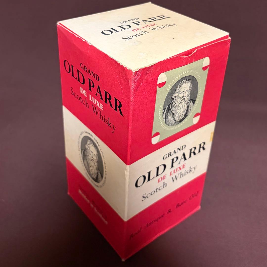 未開栓 オールドパー Old Parr De Luxe 12年 ティンキャップ