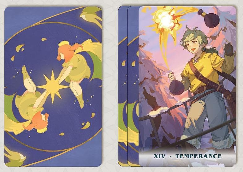 【正規品タロットカード】まるでゲームの世界観✨旅人の歌のタロット／ポータブル版