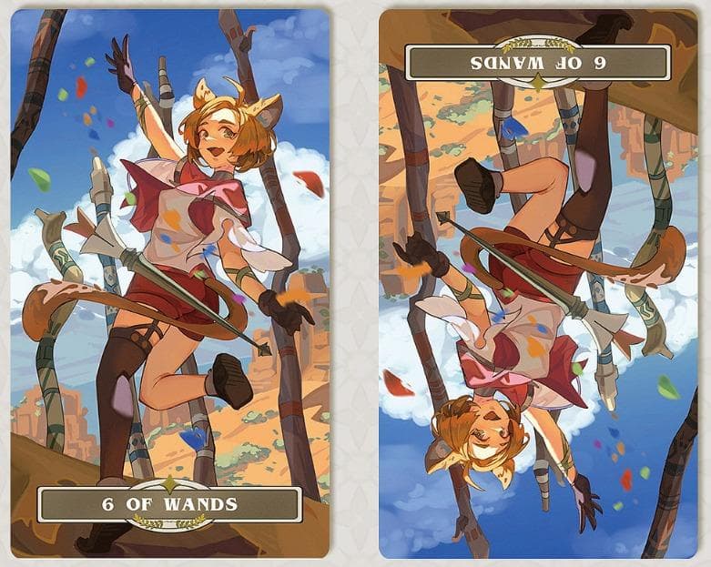 【正規品タロットカード】まるでゲームの世界観✨旅人の歌のタロット／ポータブル版