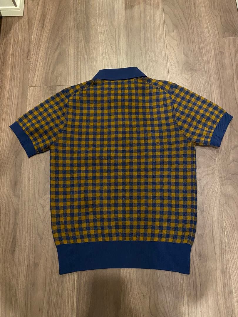 【最終値下げ】FRED PERRY ギンガムニットシャツ