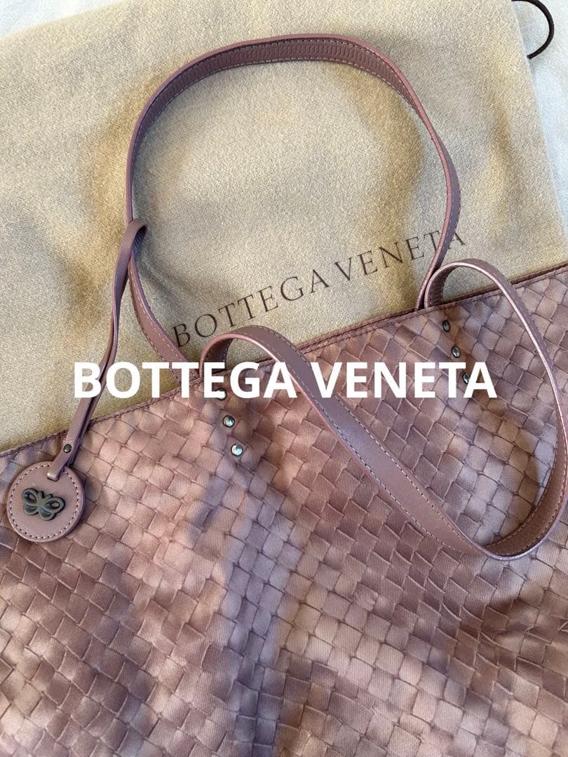 ボッテガヴェネタ イントレチャート プリント トートバッグ