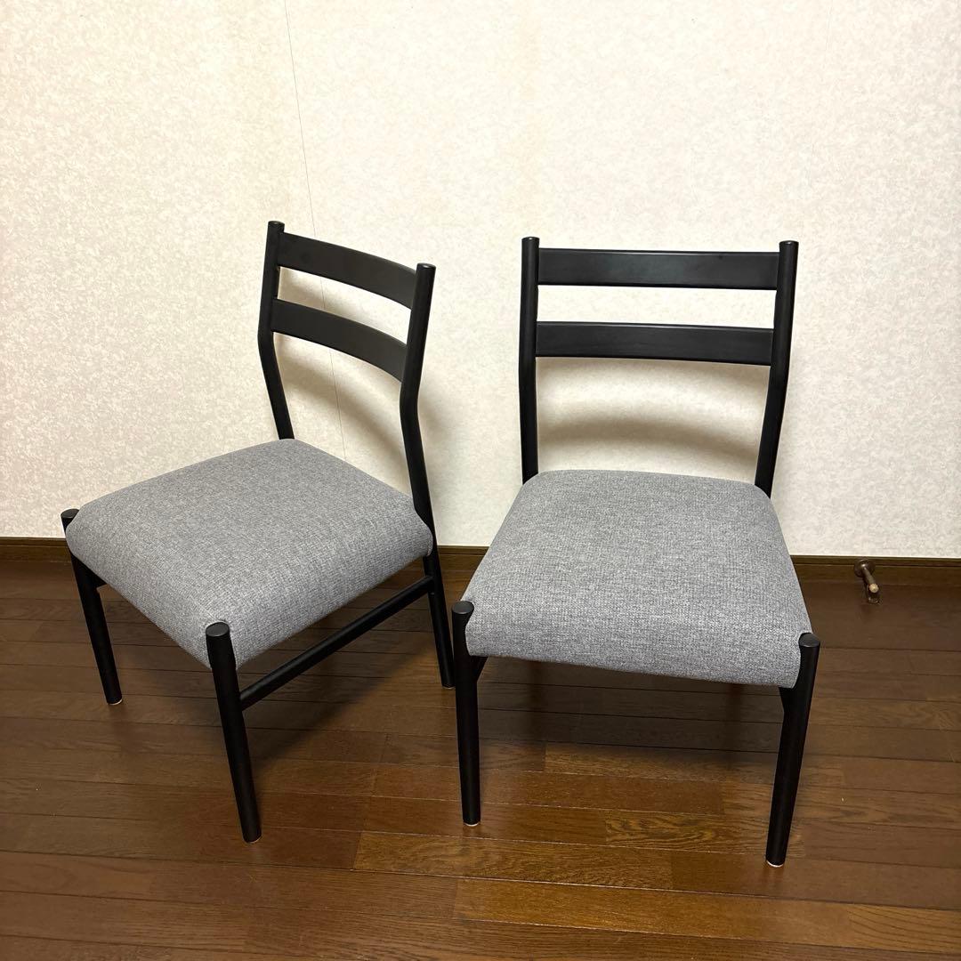 【極美品】ニトリ ダイニングチェア Nコレクション C-34 ２脚セット