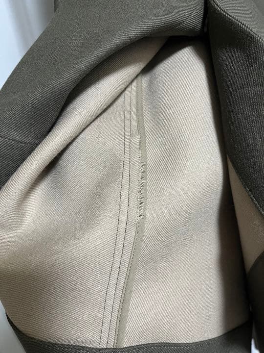 HYKE コート　ポンチョdouble face cape マント　コート