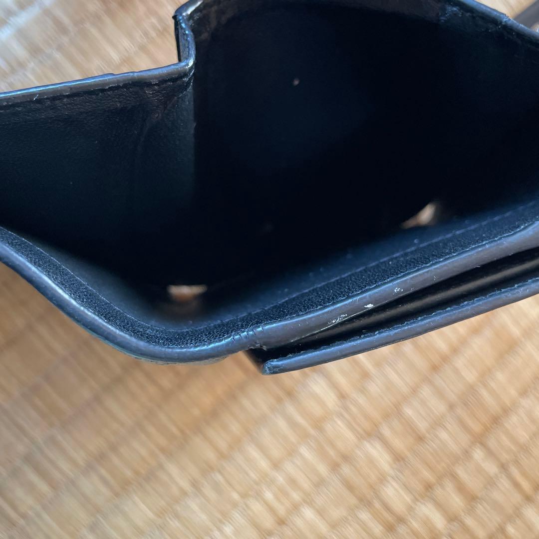 【値下げ交渉可】サンローラン　三つ折り財布　カランドラ　ブラック