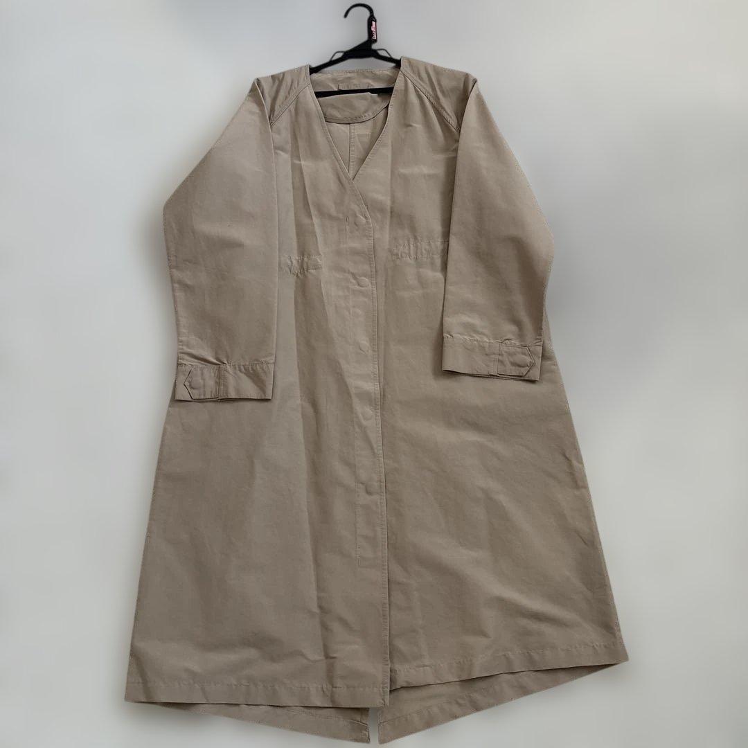 OUR 頼れるノーカラーコート