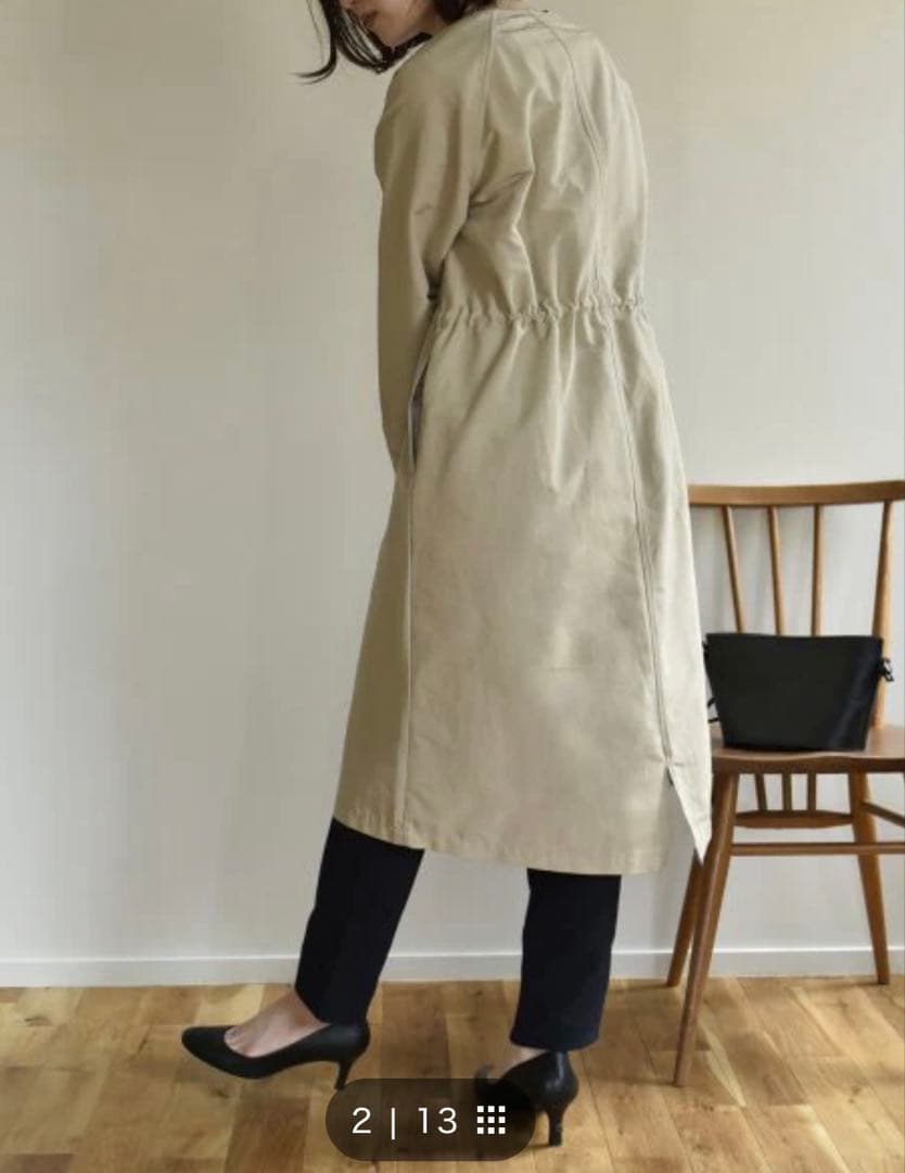 OUR 頼れるノーカラーコート