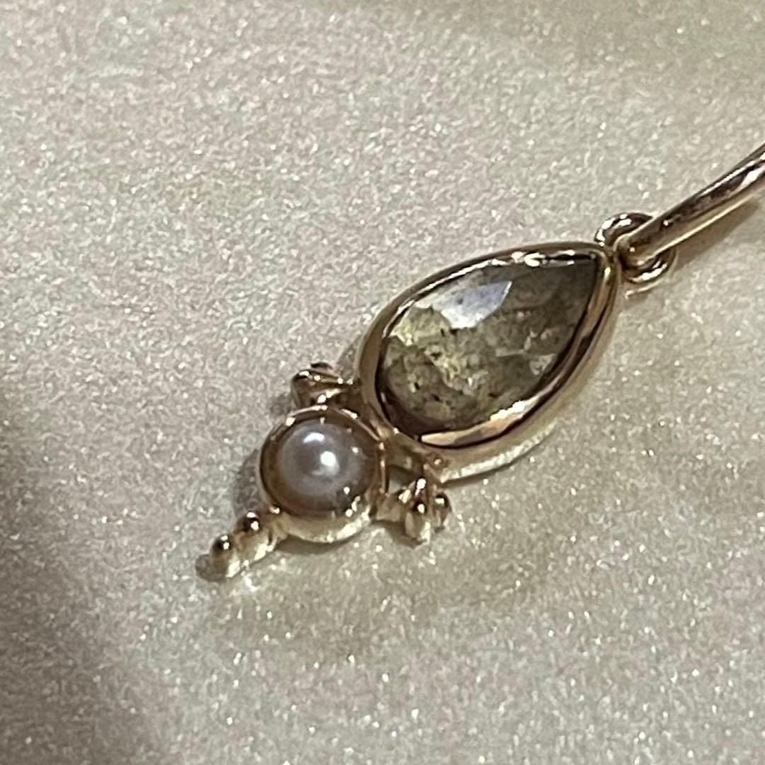 agete K5ラブラドライト チャーム