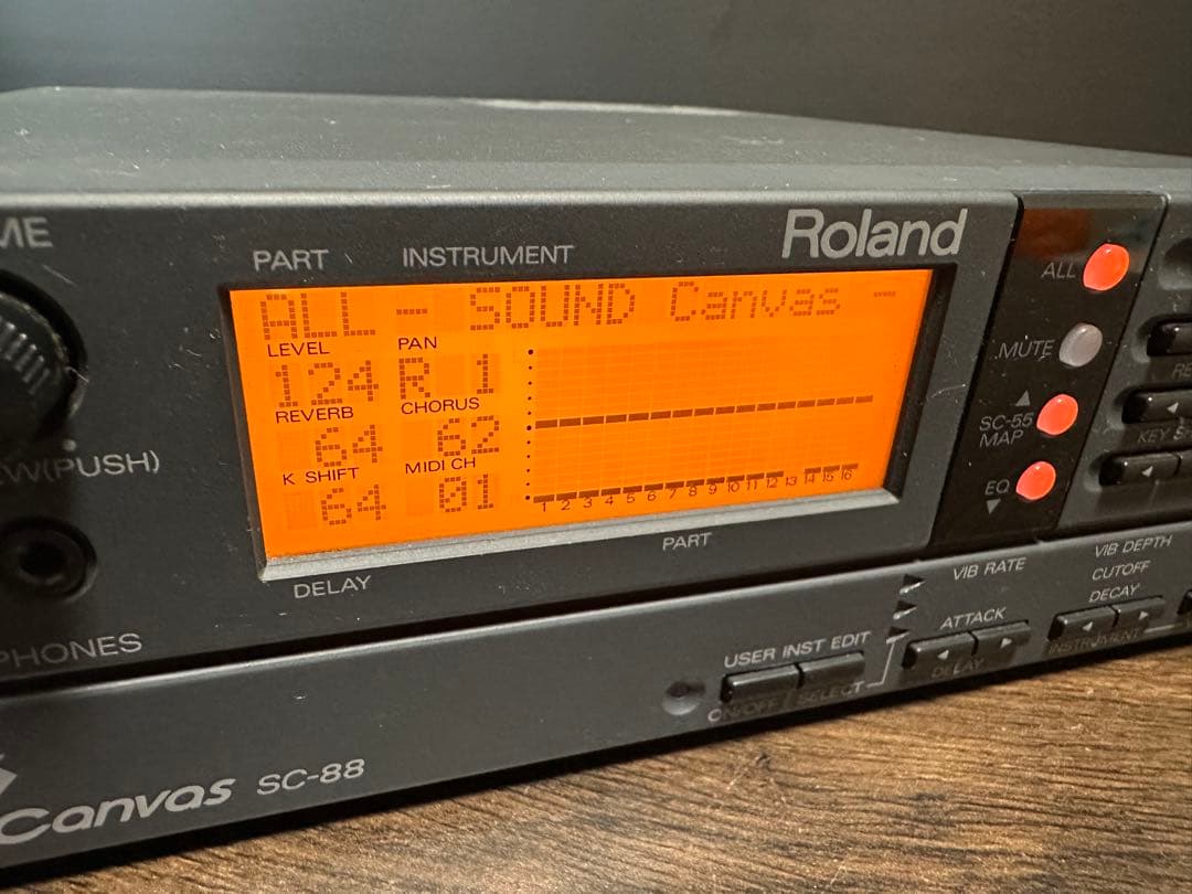 Roland SC-88 MIDI音源モジュール