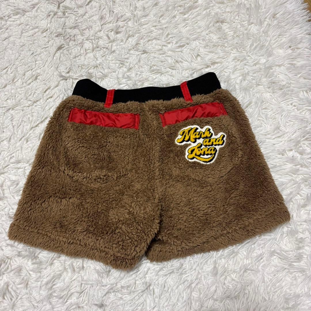 マークアンドロナ セットアップ ファー ボア パーカー パンツ ゴルフ ウェア