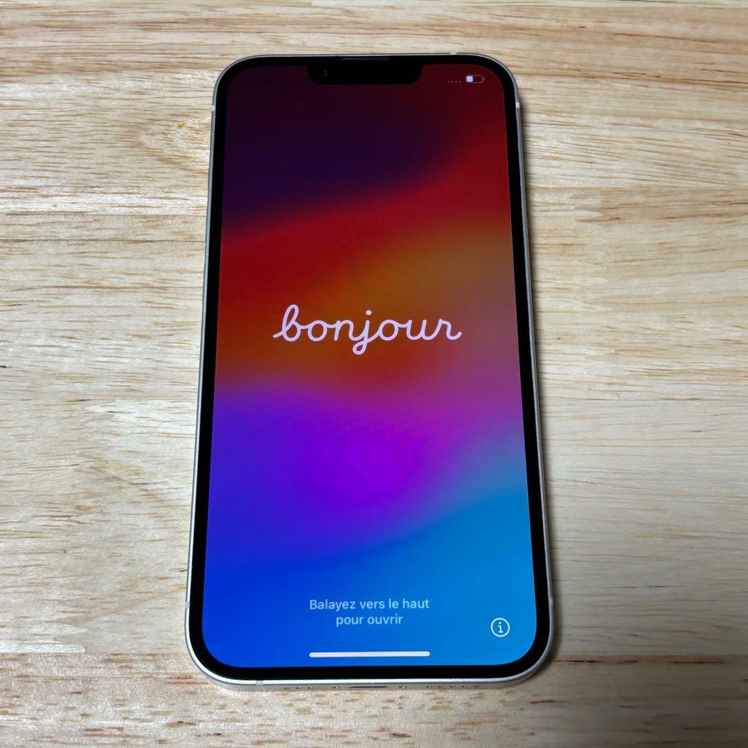 【極美品】Apple iPhone 14ホワイト 128GB