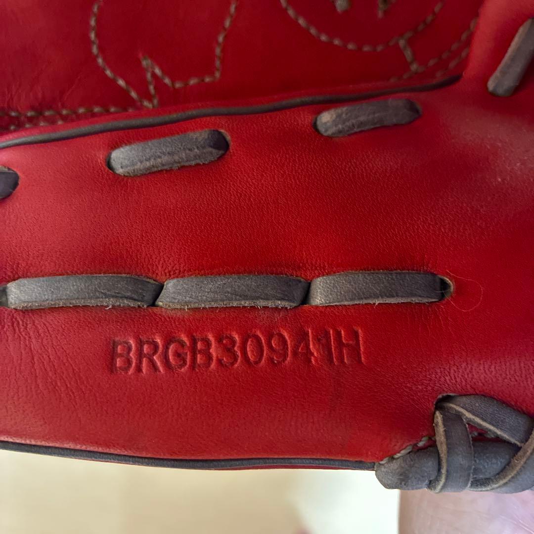 ZETT PROSTATUS 軟式グローブ レッド　投手用