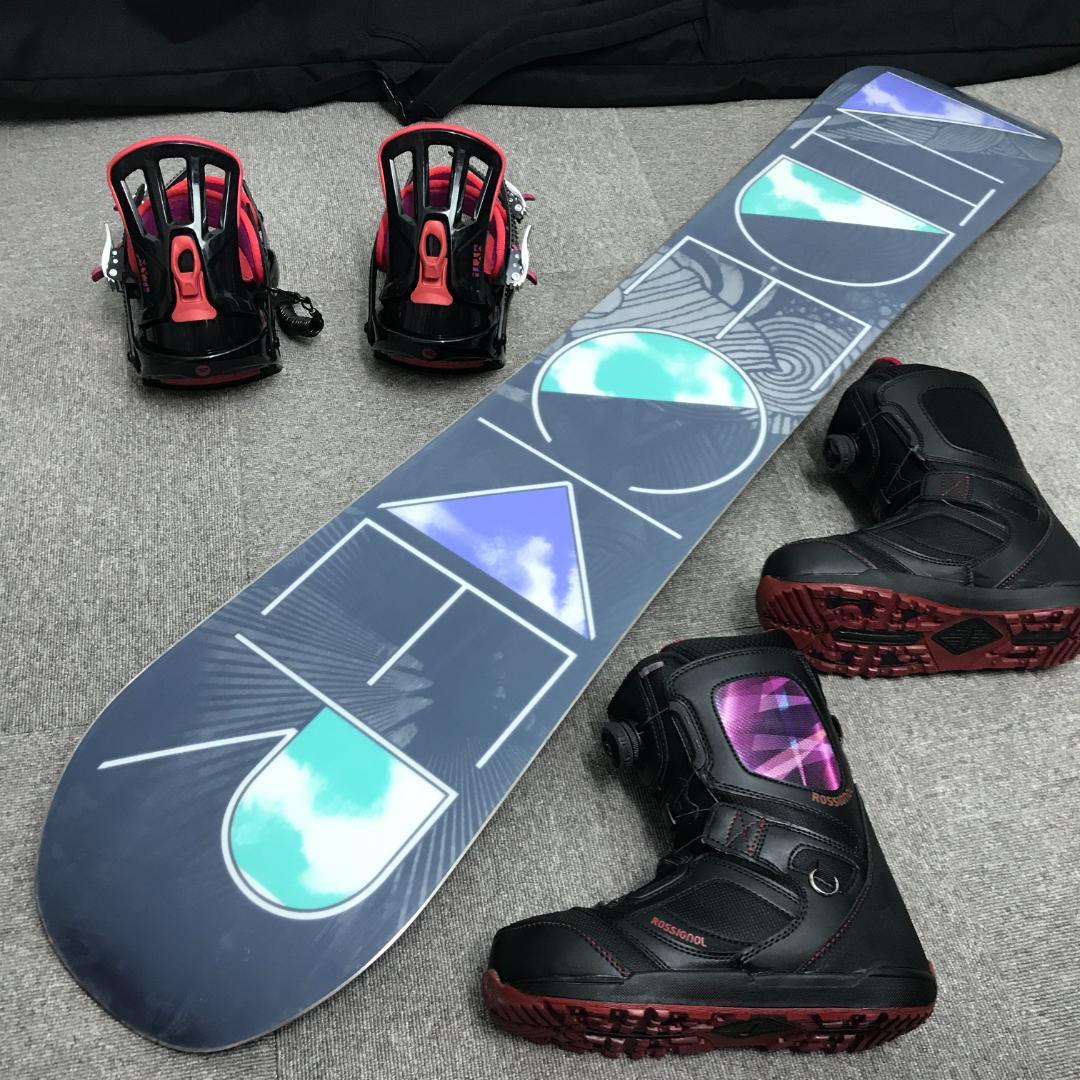 13万セット■美品■WAX済■ナイデッカー ボード ビンディング ブーツ ケース