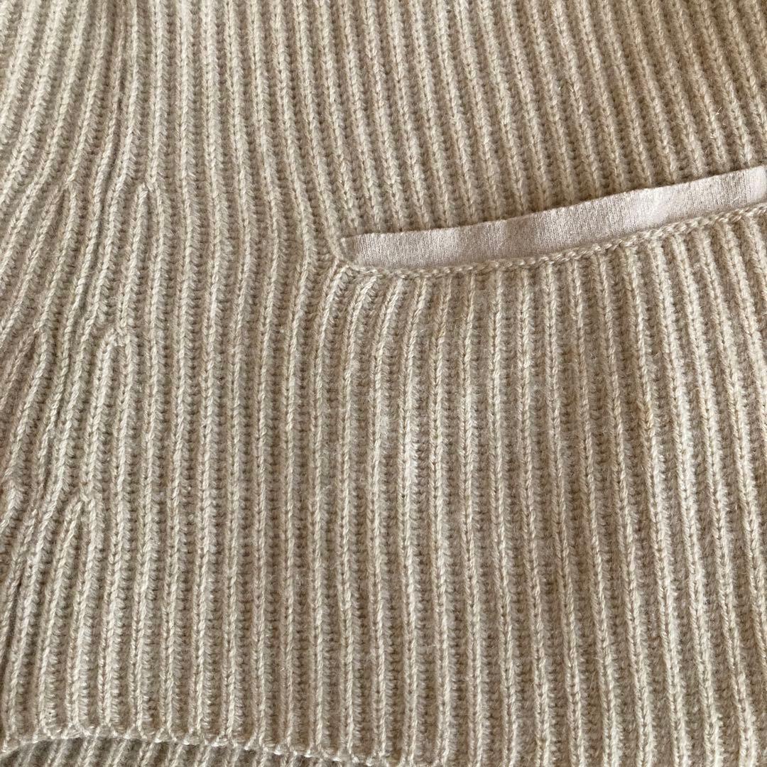 ブルネロクチネリ　カシミヤ　リブ編み　ジャケット　カーディガン