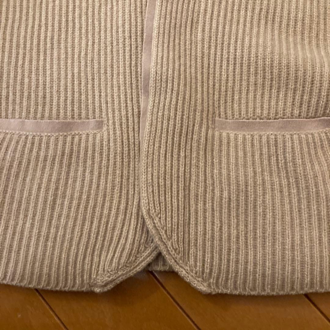 ブルネロクチネリ　カシミヤ　リブ編み　ジャケット　カーディガン