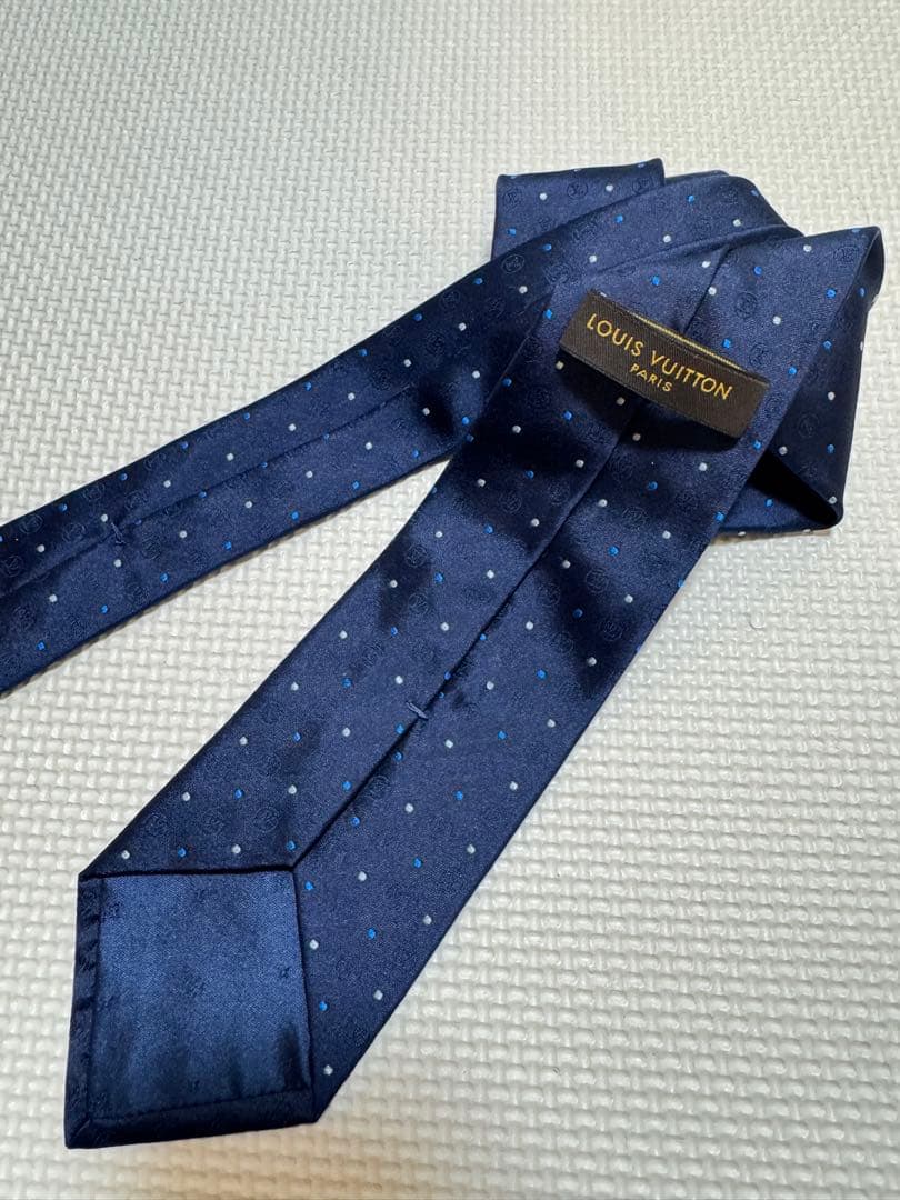 ⭐︎値下げ⭐︎LOUIS VUITTON ネクタイ ネイビー ドット