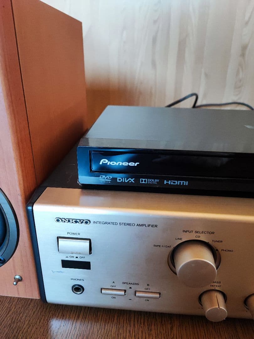 映画鑑賞セット！ONKYO アンプ スピーカーYAMAHA ウーファー DVD