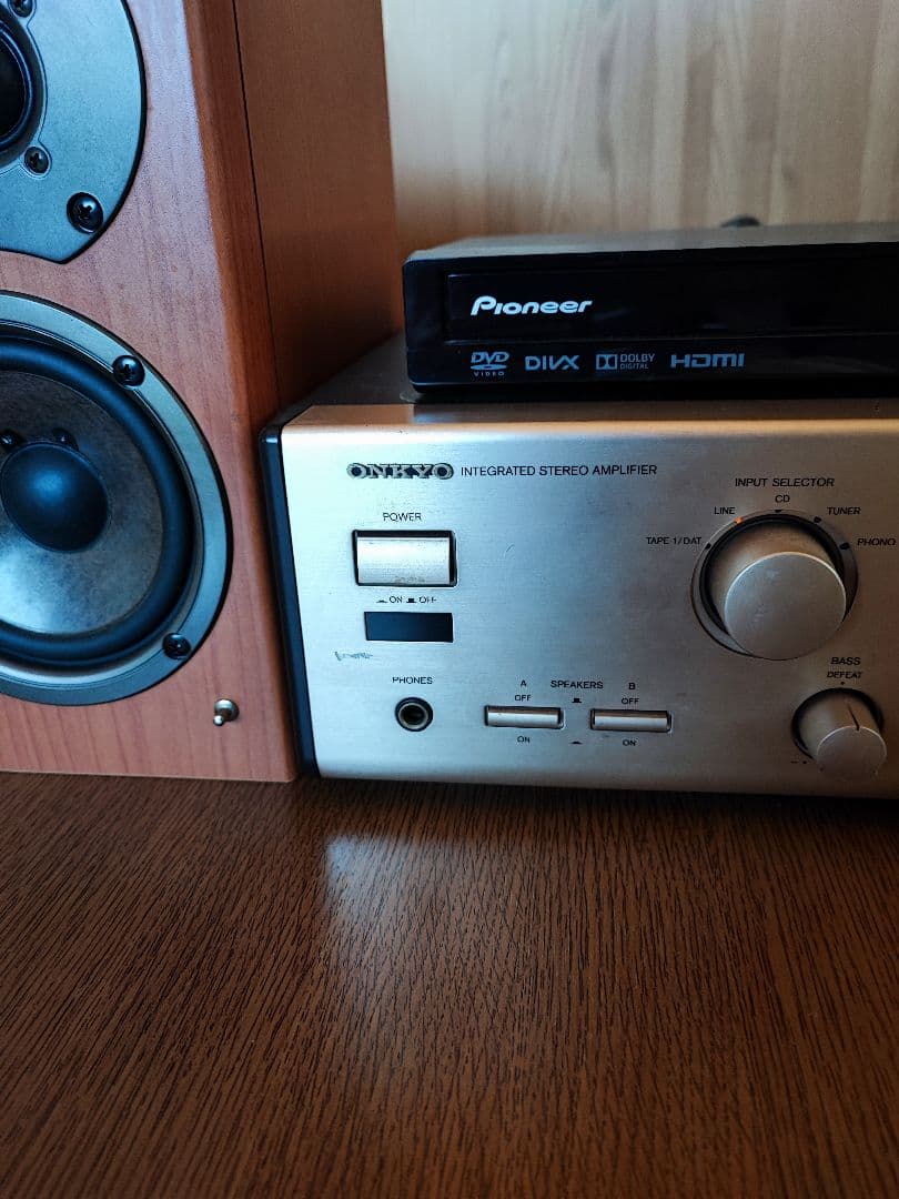 映画鑑賞セット！ONKYO アンプ スピーカーYAMAHA ウーファー DVD